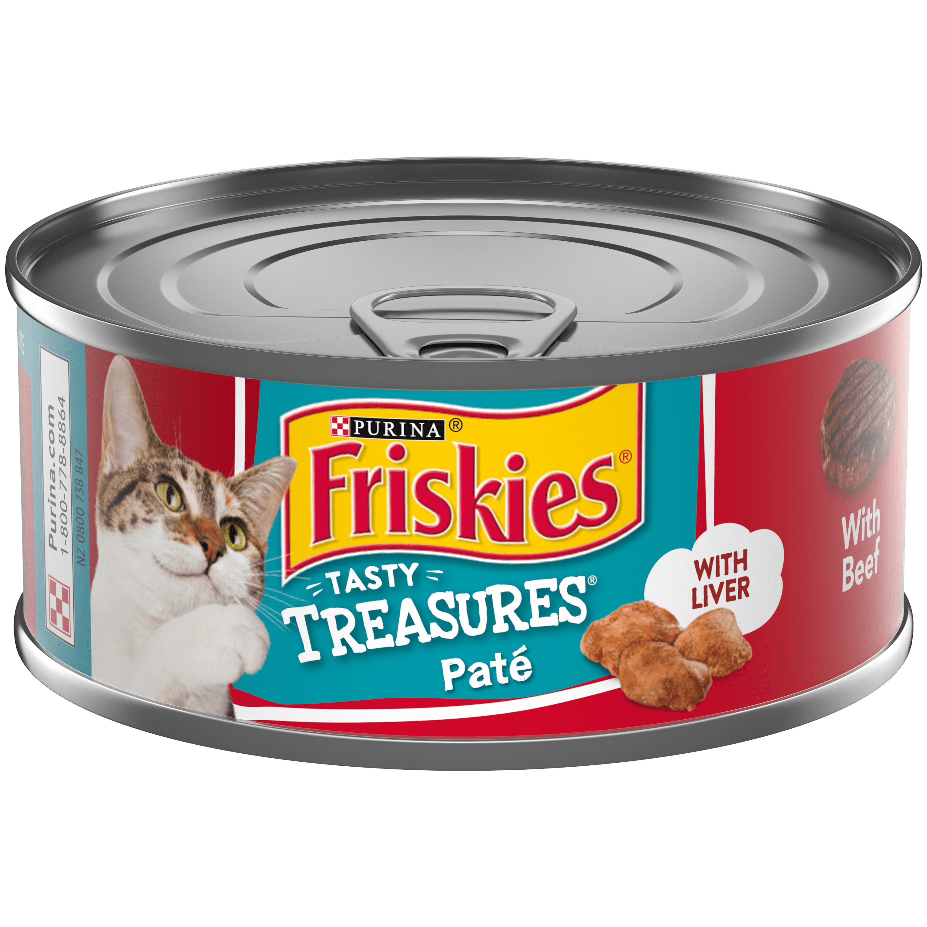 (24 Pack) Friskies Pate Wet Cat Food, Tasty Treasures With ...