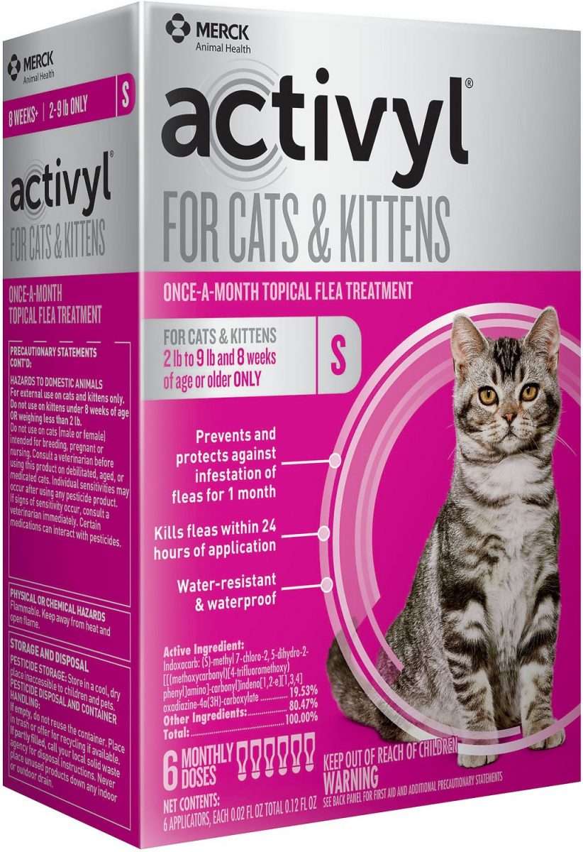 ACTIVYL Flea Treatment for Cats &  Kittens, 2
