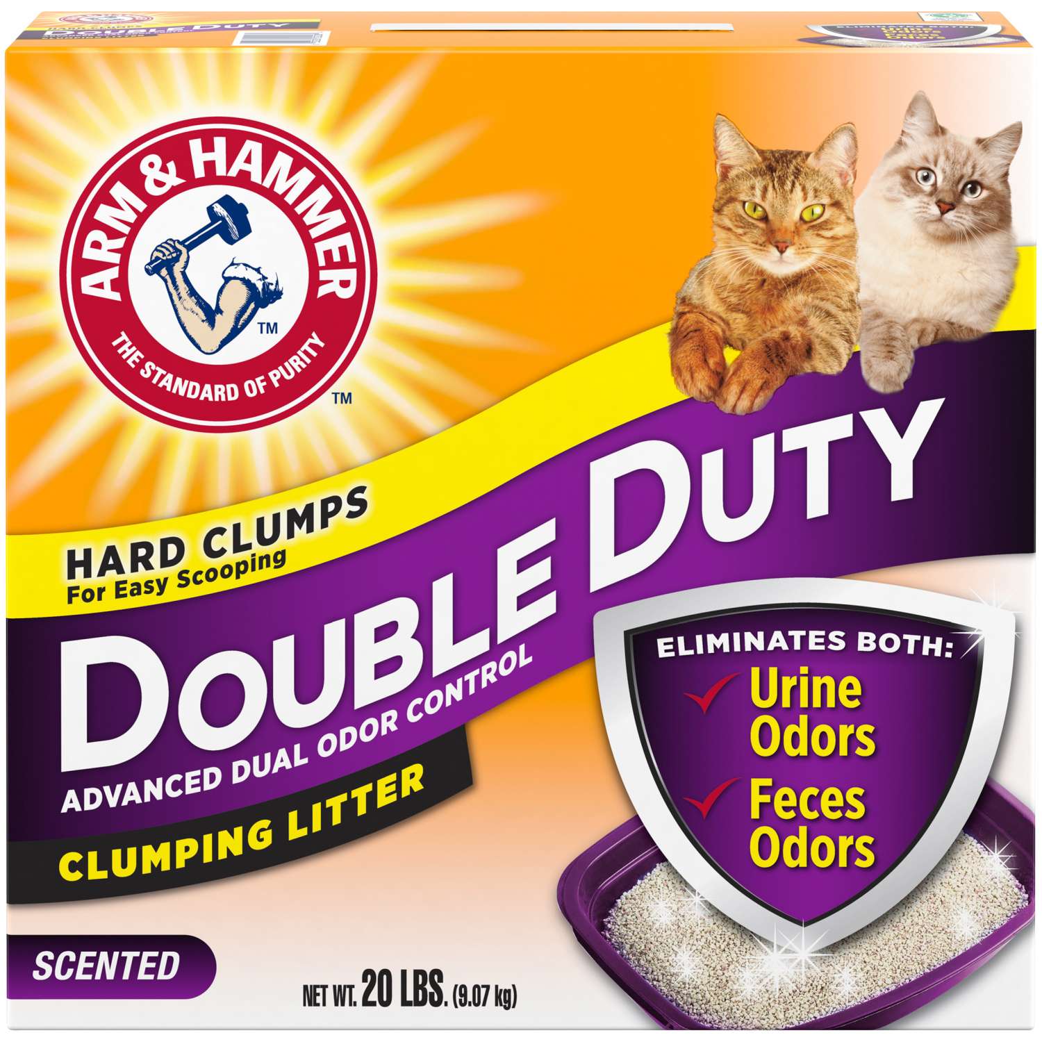 Arm And Hammer Double Duty Clumping Cat Litter 20 Lb