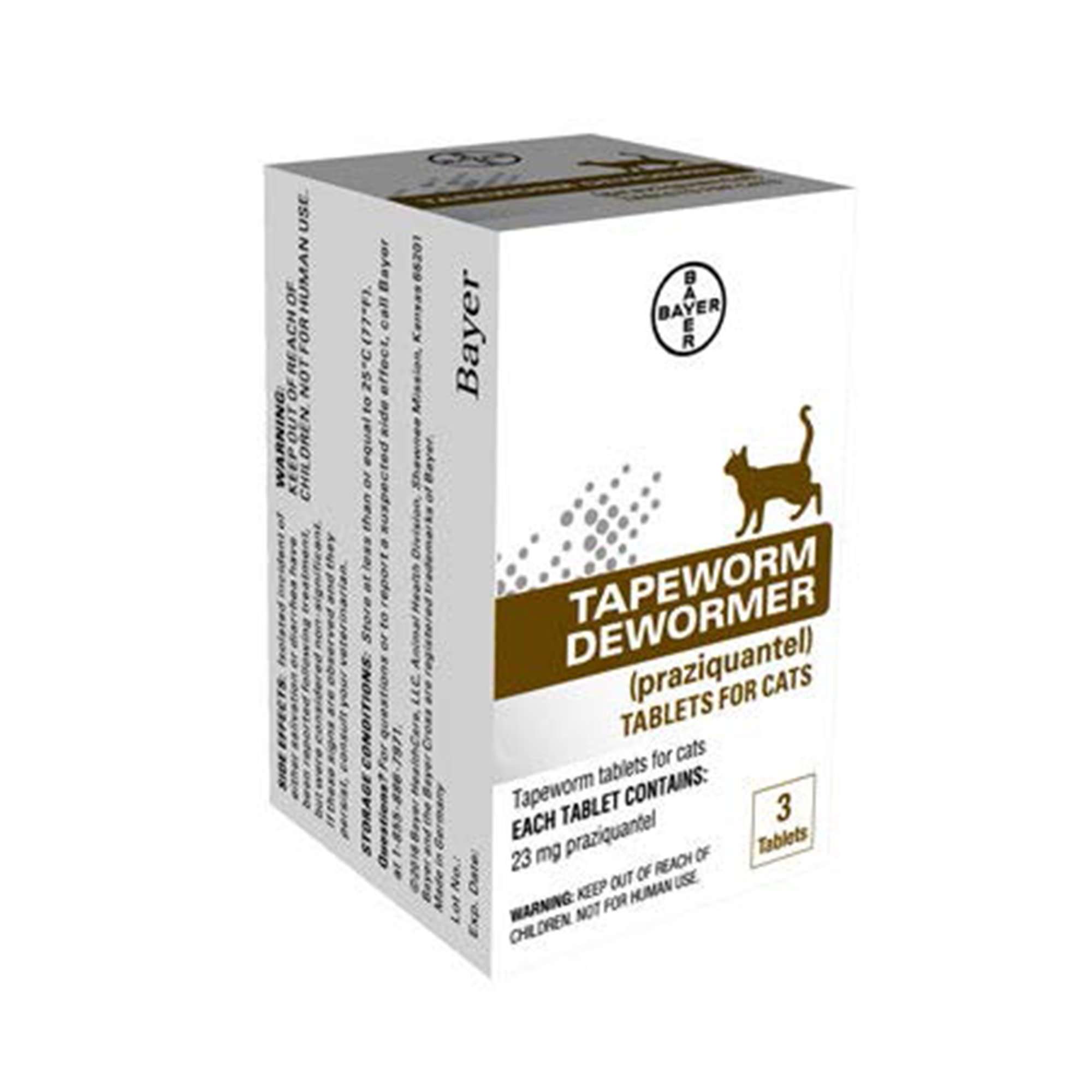 Bayer Tapeworm Dewormer Tablets for Cats