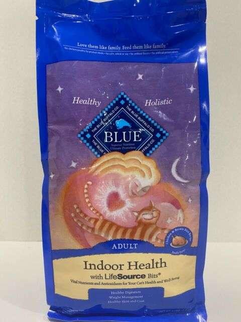 Blue Buffalo Adult Indoor Health Cat Food 2lb