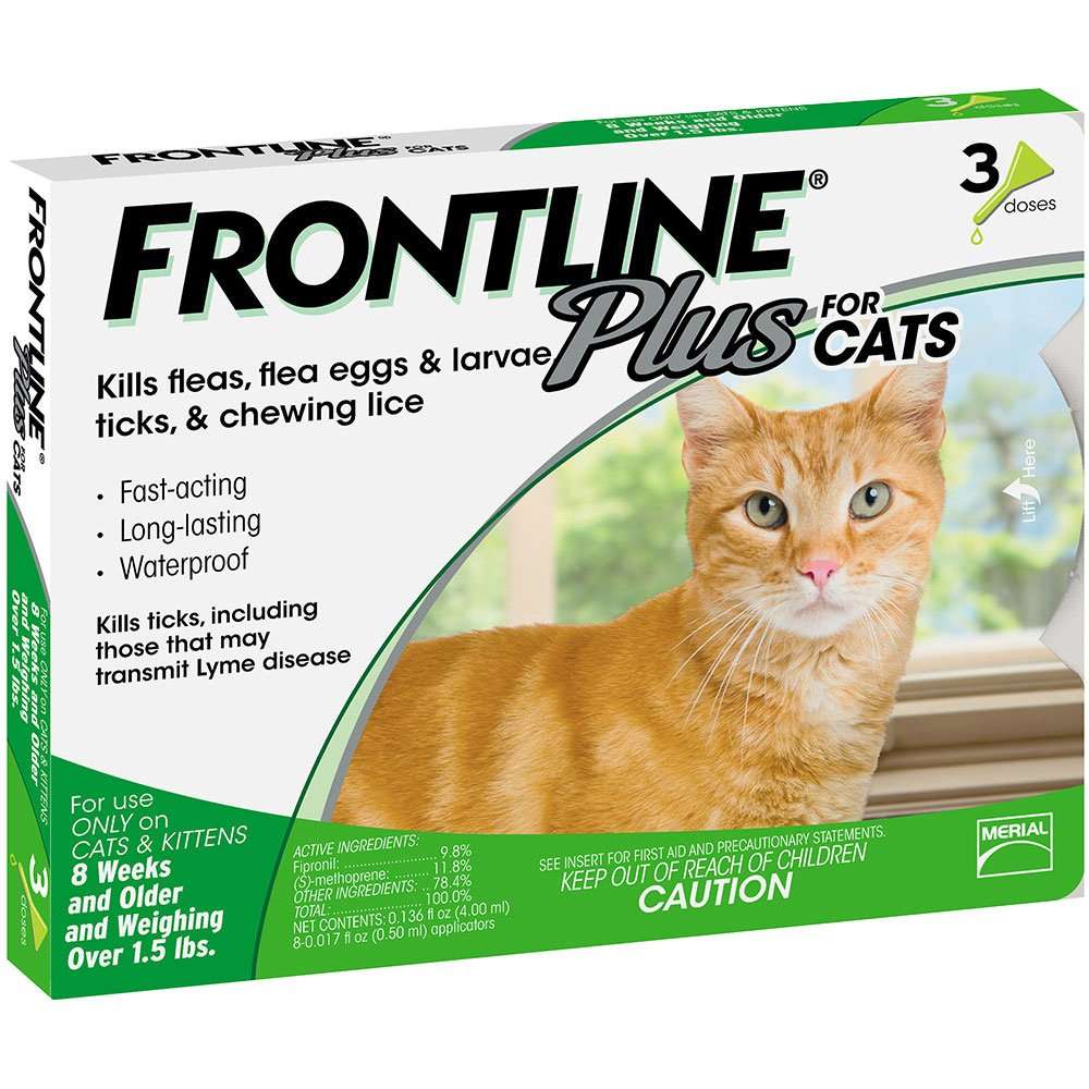 Frontline Plus for Cats, 3 Month