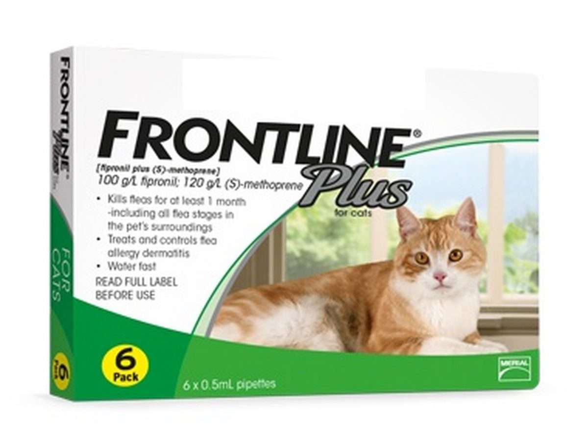 Frontline Plus for Cats Green 6 Doses