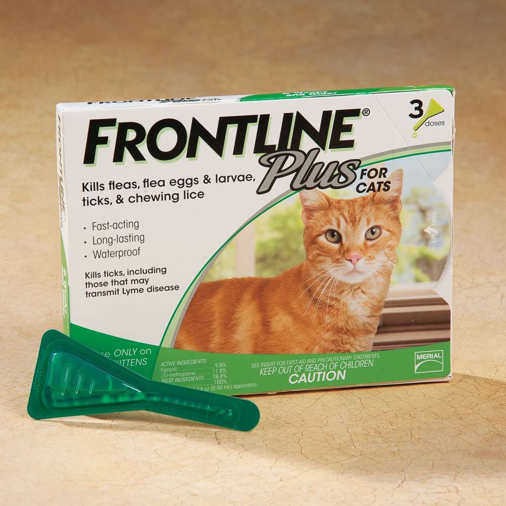 Frontline Plus Tick and Flea Treatment for Cats (over 8 weeks)