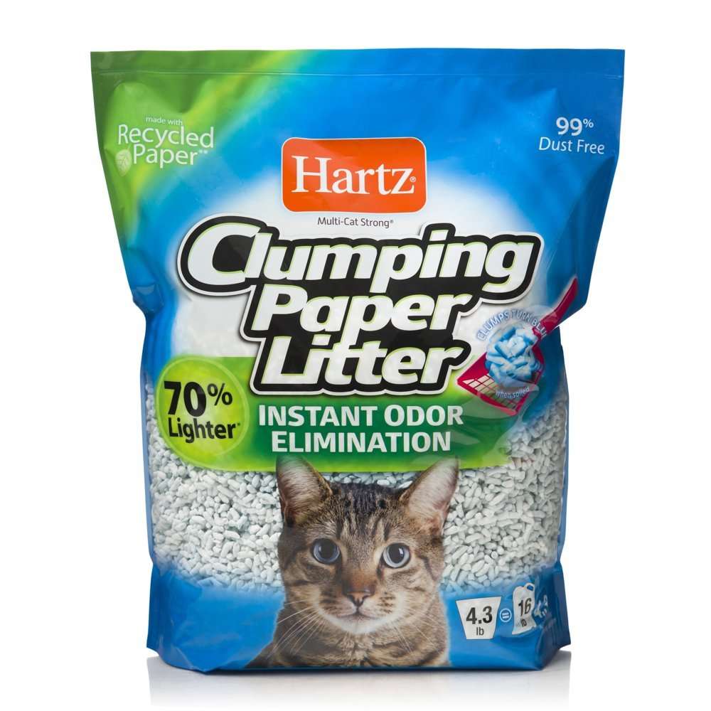 Hartz Clumping Paper Cat Litter, 4