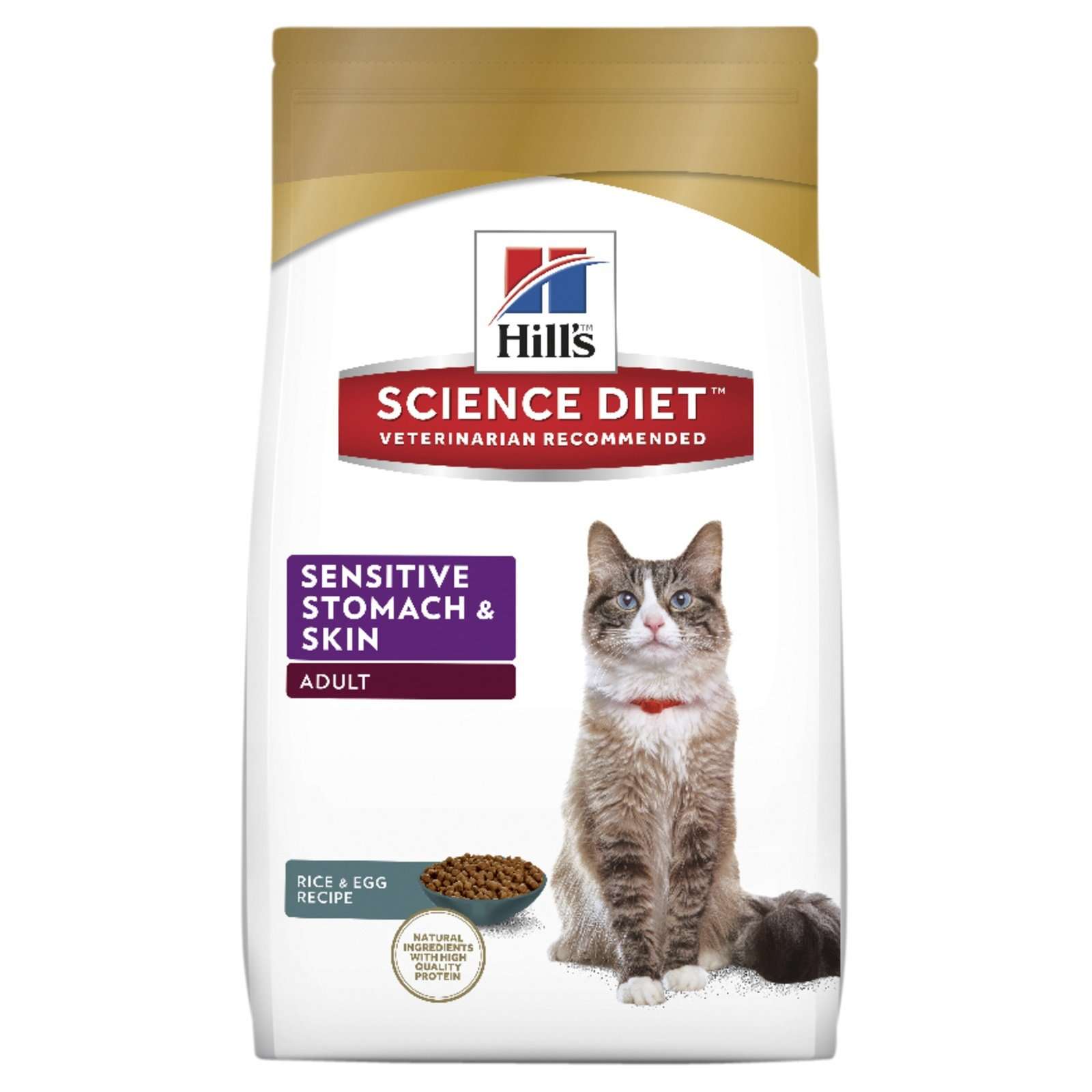 Hills Science Diet Feline Adult Sensitive Stomach &  Skin ...