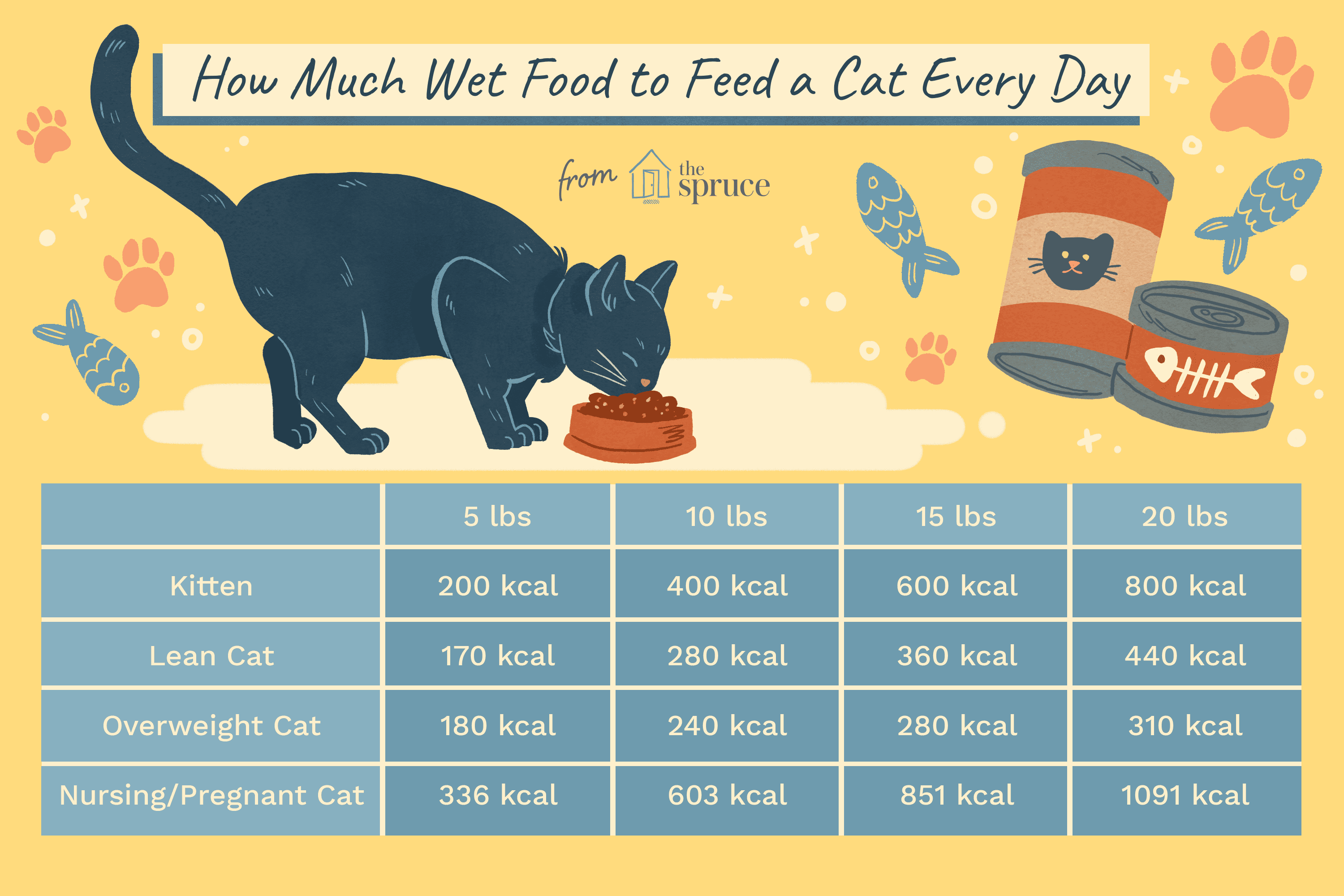 How Many Cans Of Cat Food To Feed A Cat