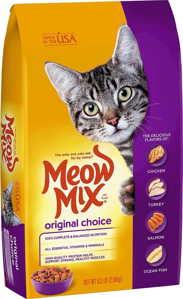 MEOW MIX Original Choice Dry Cat Food, 6.3