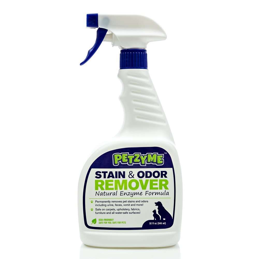 Petzyme Pet Stain Remover &  Odor Eliminator, Enzyme Cleaner for Dogs ...