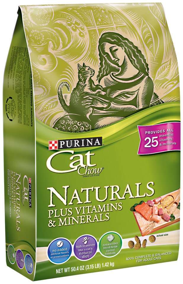 Purina Cat Chow Naturals Plus Vitamins &  Minerals Cat Food ...