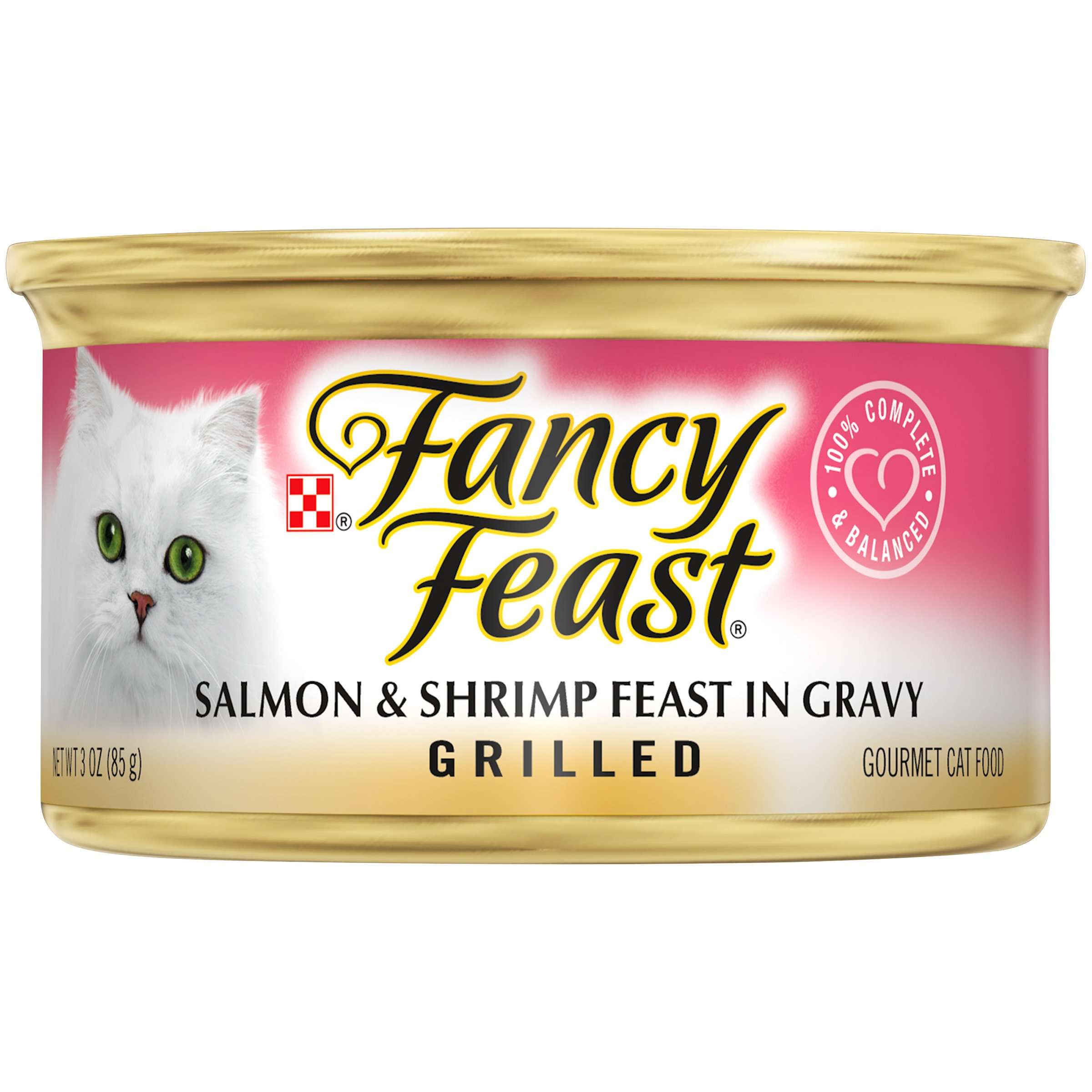 Purina Fancy Feast Grilled Salmon &  Shrimp Feast in Gravy ...