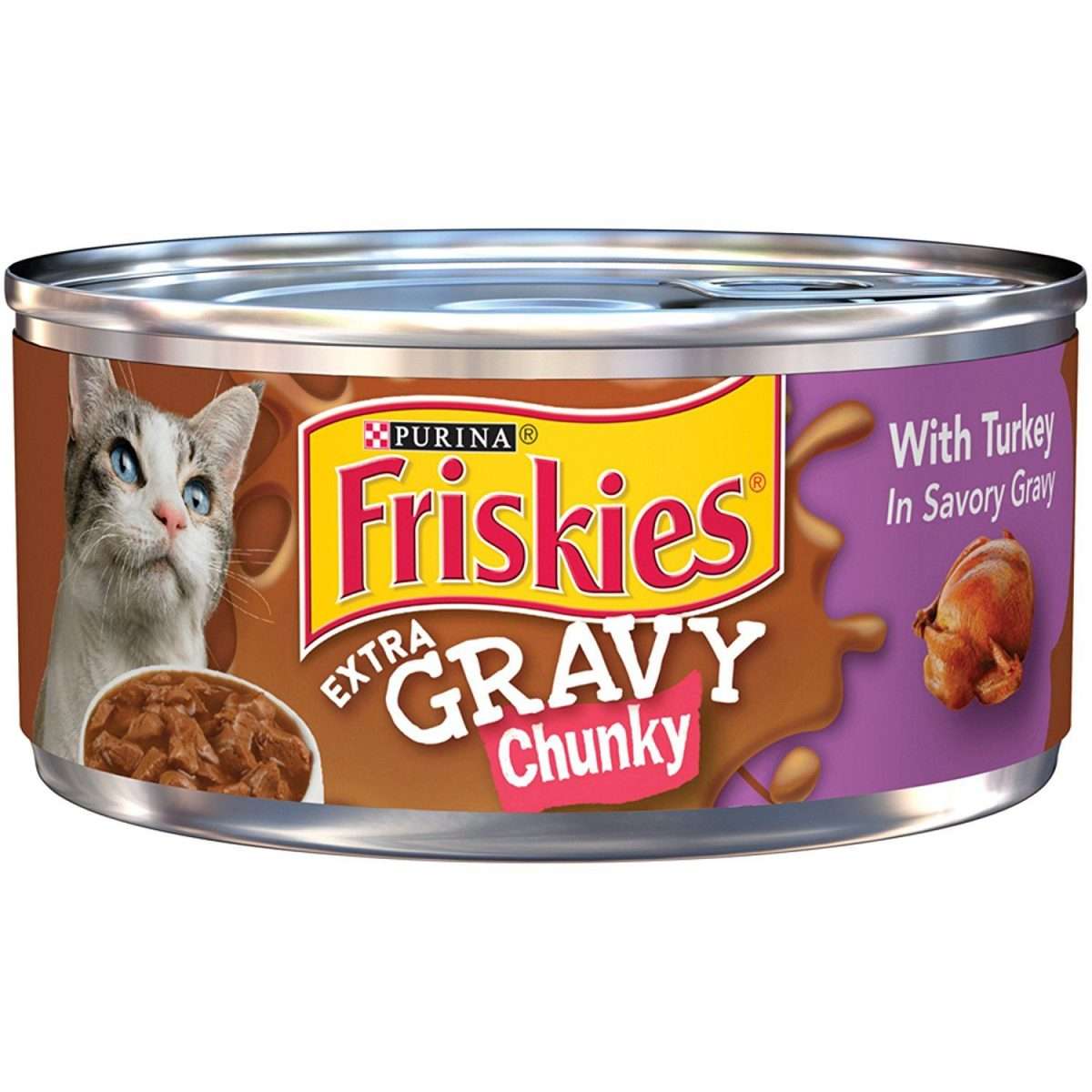 Purina Friskies Extra Gravy Chunky Wet Cat Food