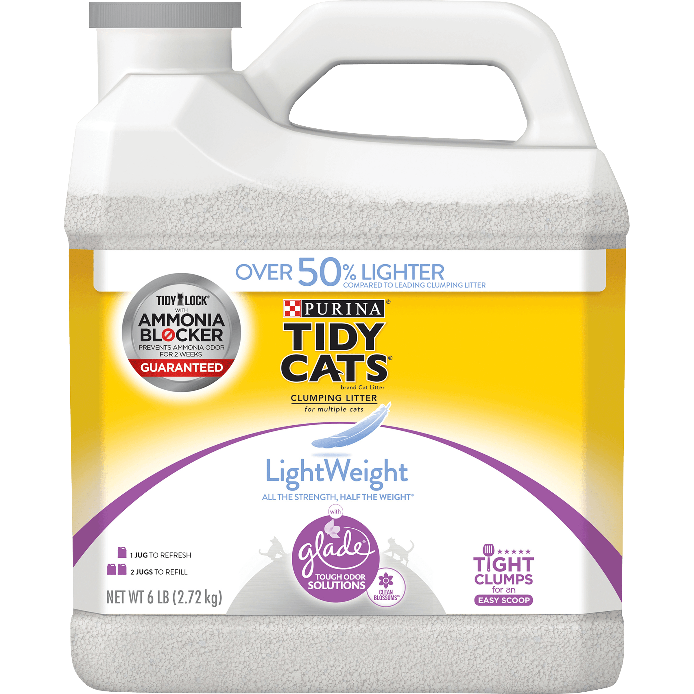 Purina Tidy Cats Light Weight, Low Dust, Clumping Cat ...