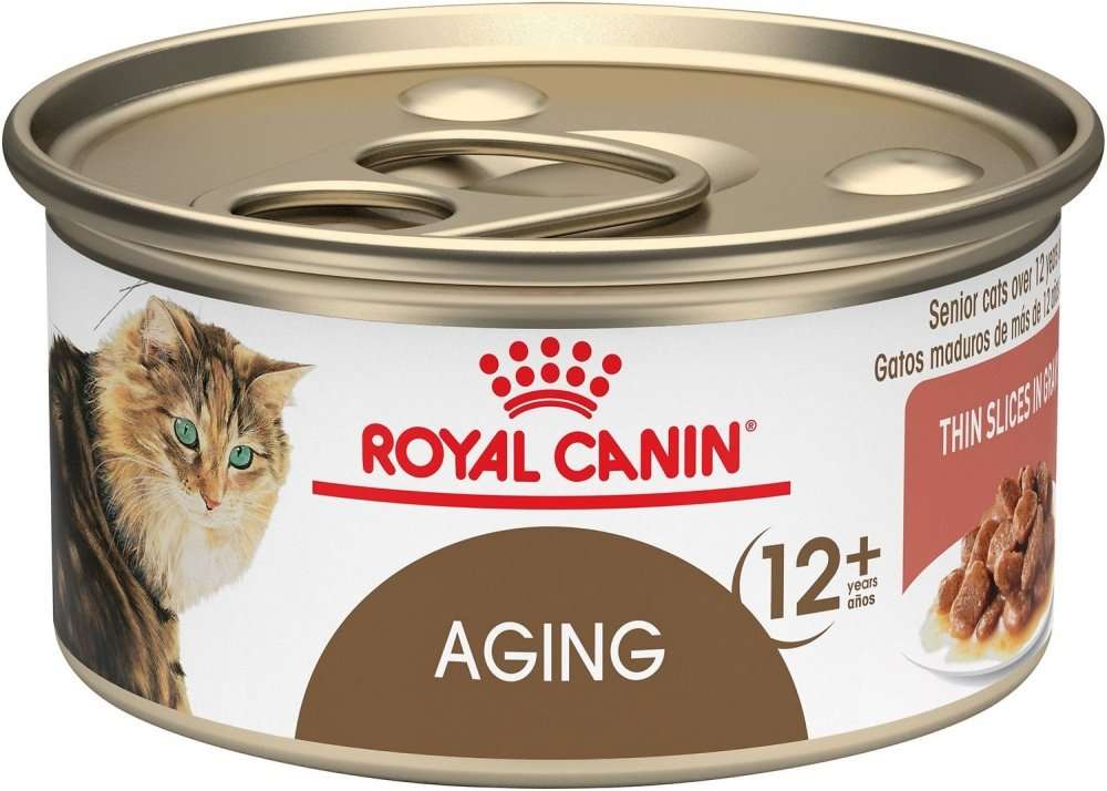 Royal Canin Aging 12+ Senior Thin Slices in Gravy Canned ...