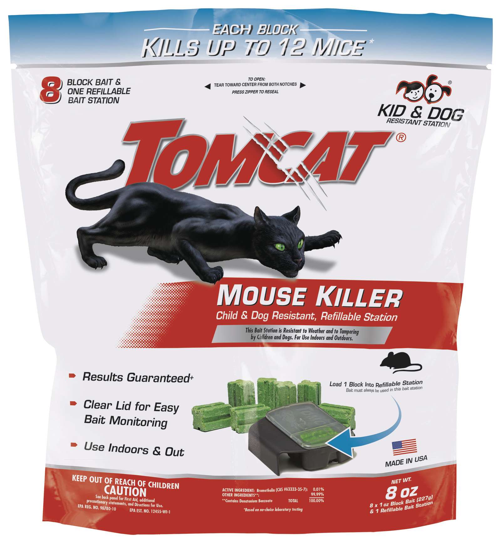Tomcat Mouse Killer Child &  Dog Resistant, Refillable ...
