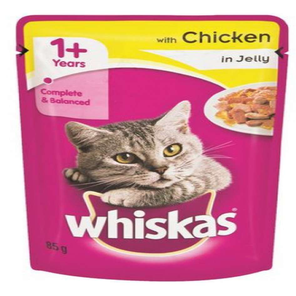 Whiskas Cat Food in Jelly Pouches