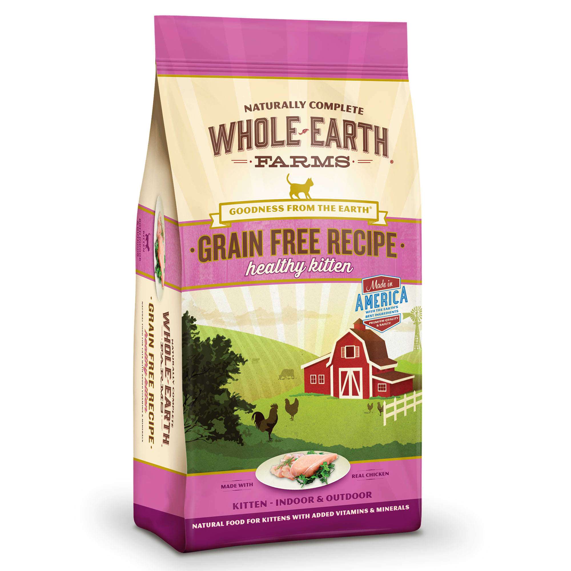 Whole Earth Farms Grain Free Real Chicken Kitten Food